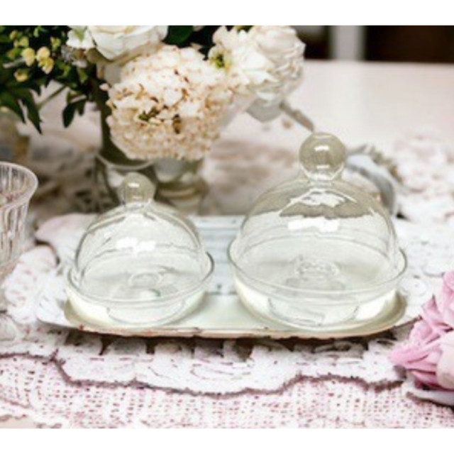 kinto甜點盤 日本絕版品超級可愛的下午茶甜品玻璃高腳盅 甜點盅大 （大／小）