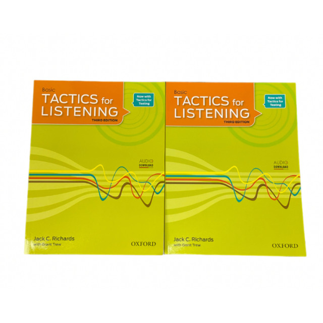 二手進口原文書 『Basic Tactics for Listening』（近全新無筆記2本）