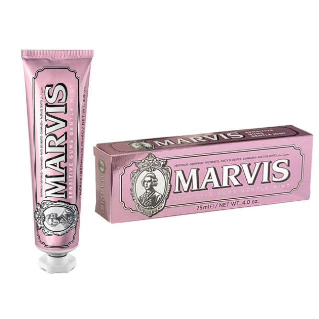 現貨 - 公司貨 義大利 MARVIS 精品牙膏 護齦薄荷75ml (粉)